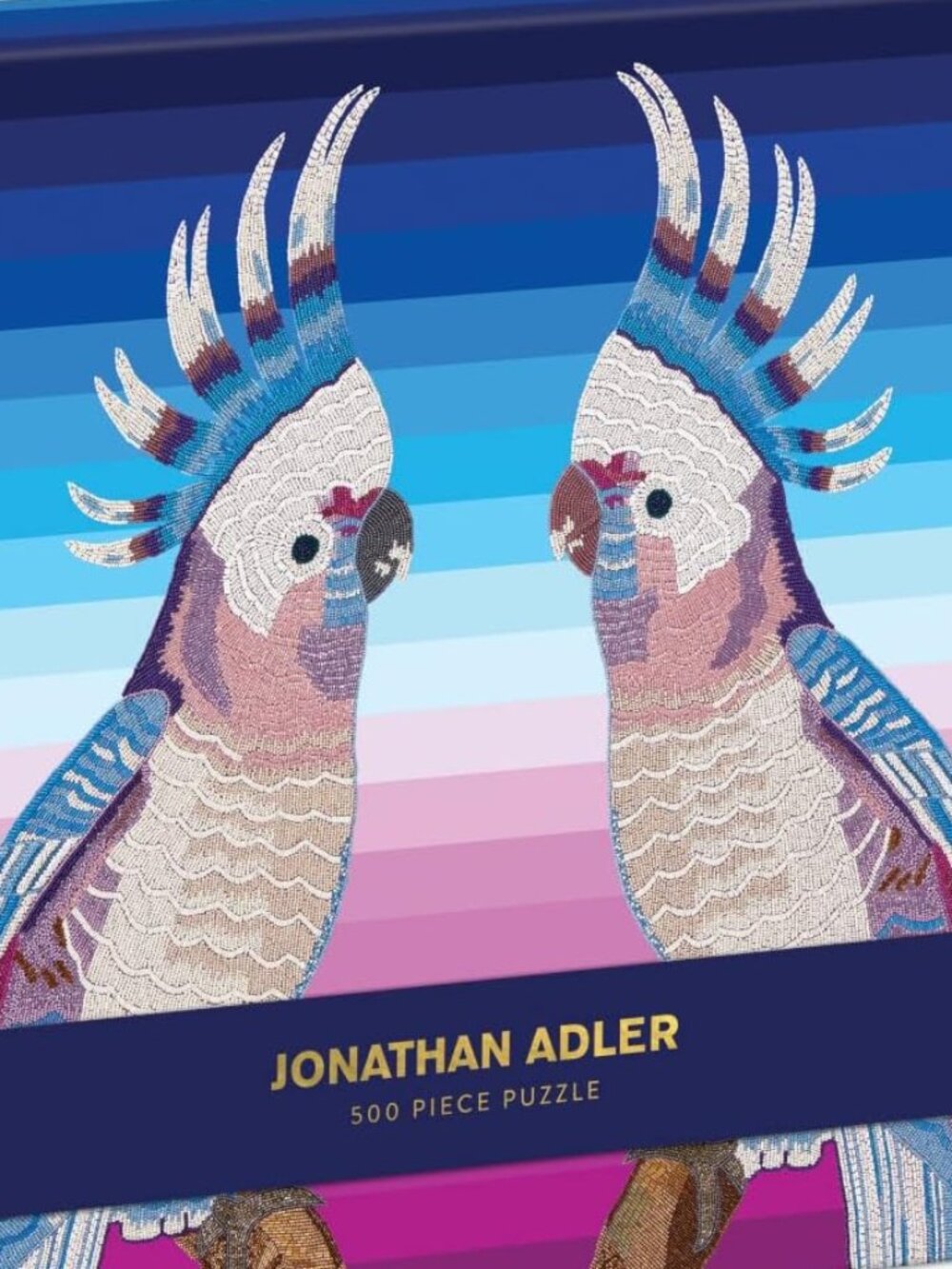 JONATHAN ADLER Parrots 500 Piece Jigsaw Puzzle by Galison Brand New in Box NIB